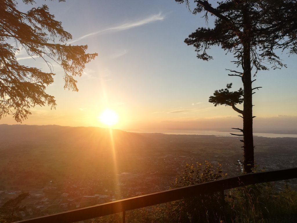 Sonnenuntergang am Karren in Dornbirn