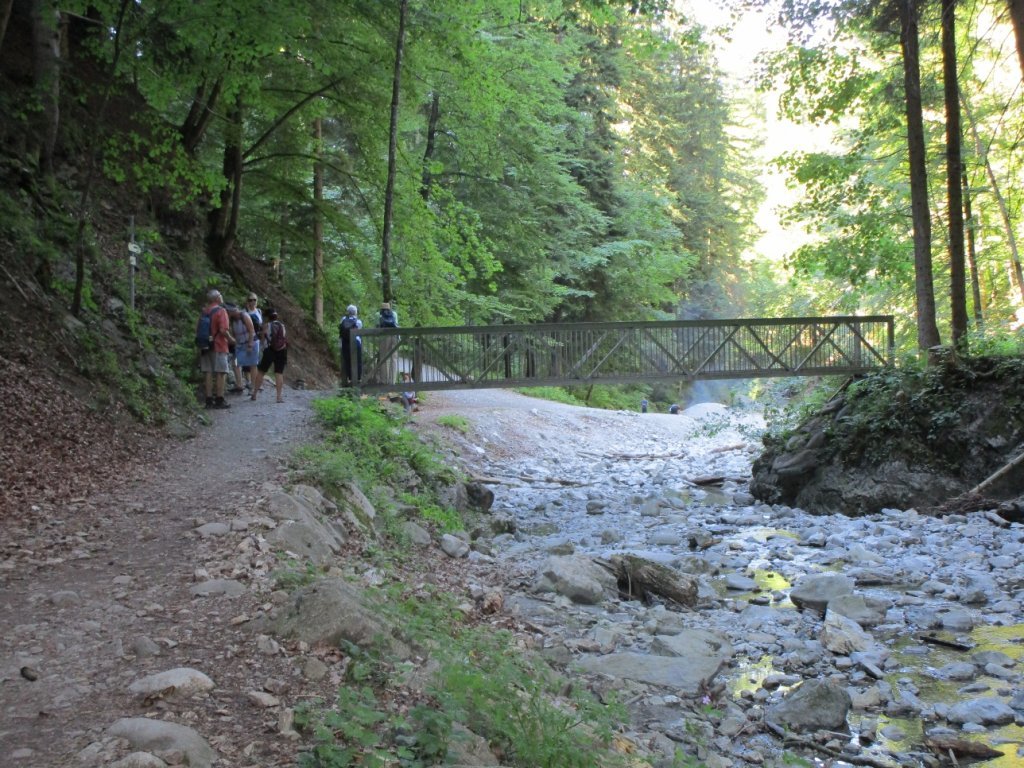 Brücke zum Ausgang der Schlucht