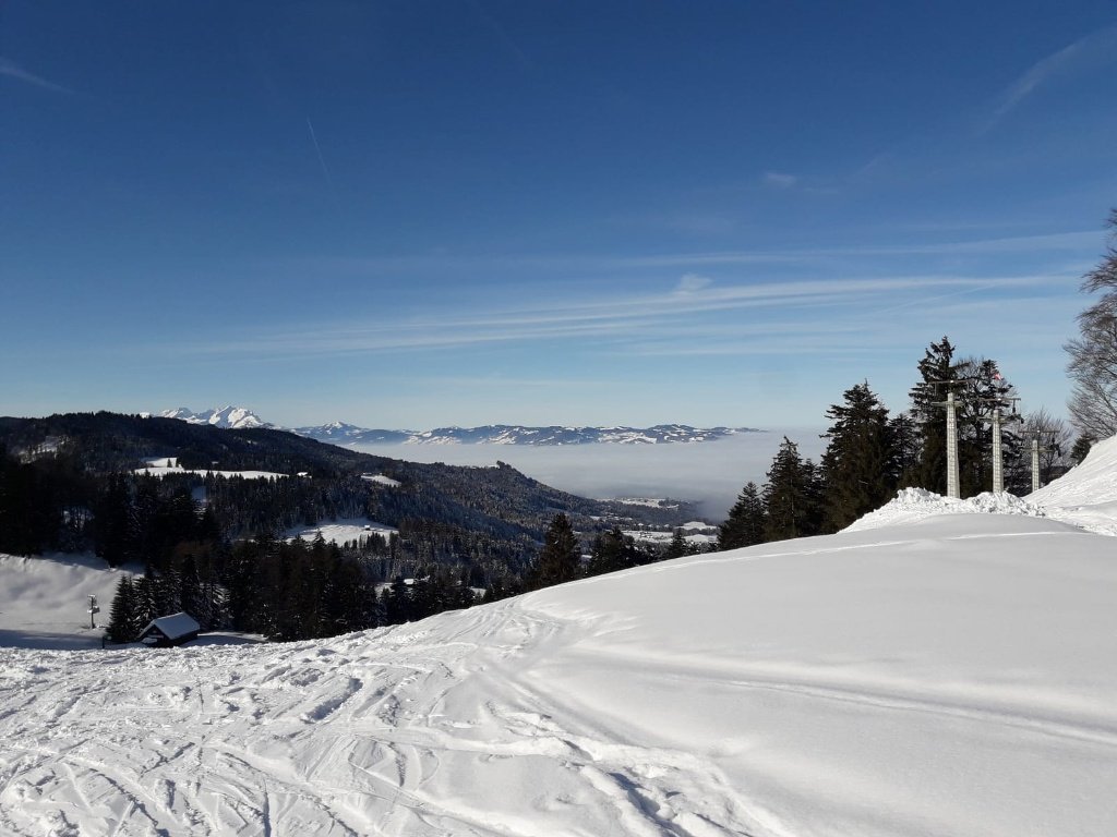 Blick auf den Nebel vom Brüggelekopf